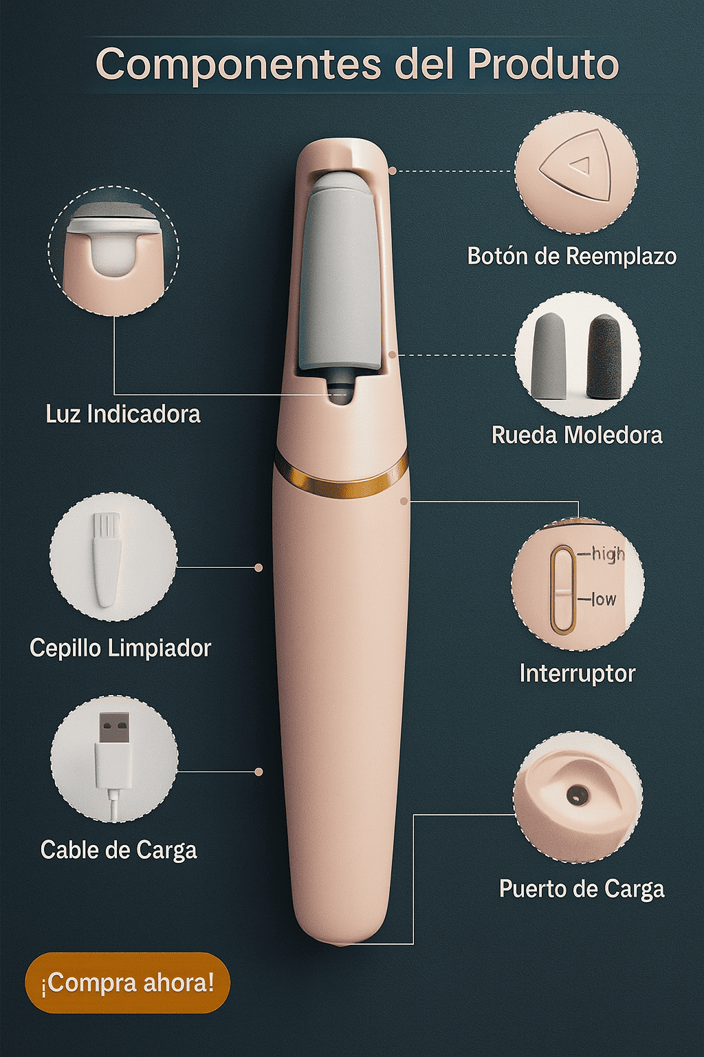 FLAWLESS | REMOVEDOR DE CALLOS INALÁMBRICO