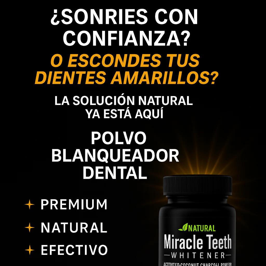 Carbón White| Blanqueador dental