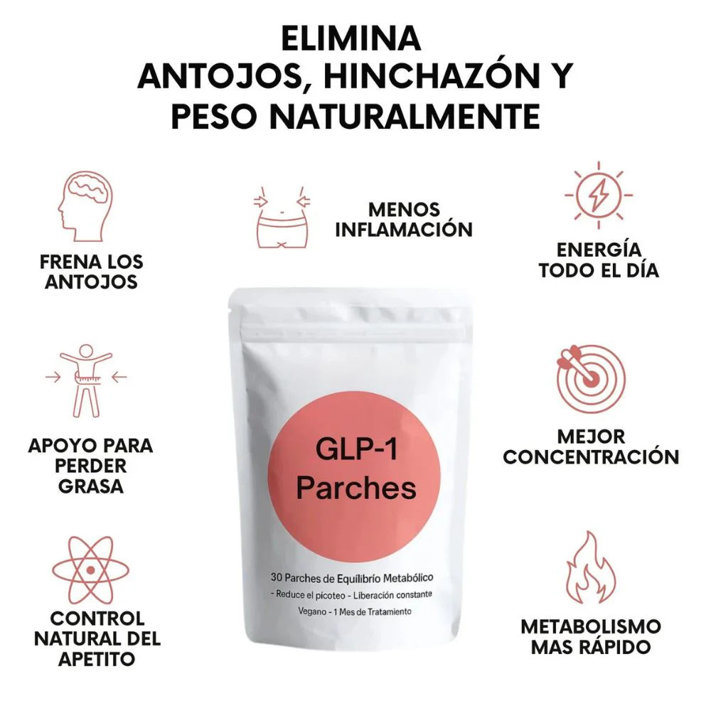 Parches GLP-1 | Control de Antojos y Ansiedad al Comer