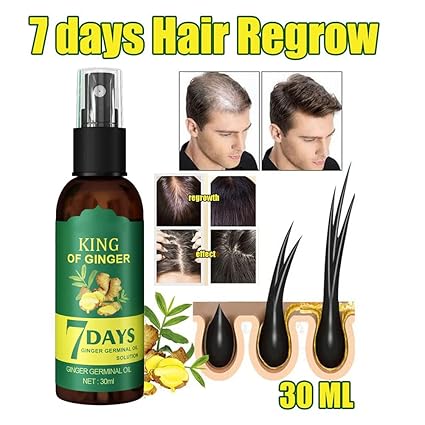 Aceite en Spray capilar de jengibre