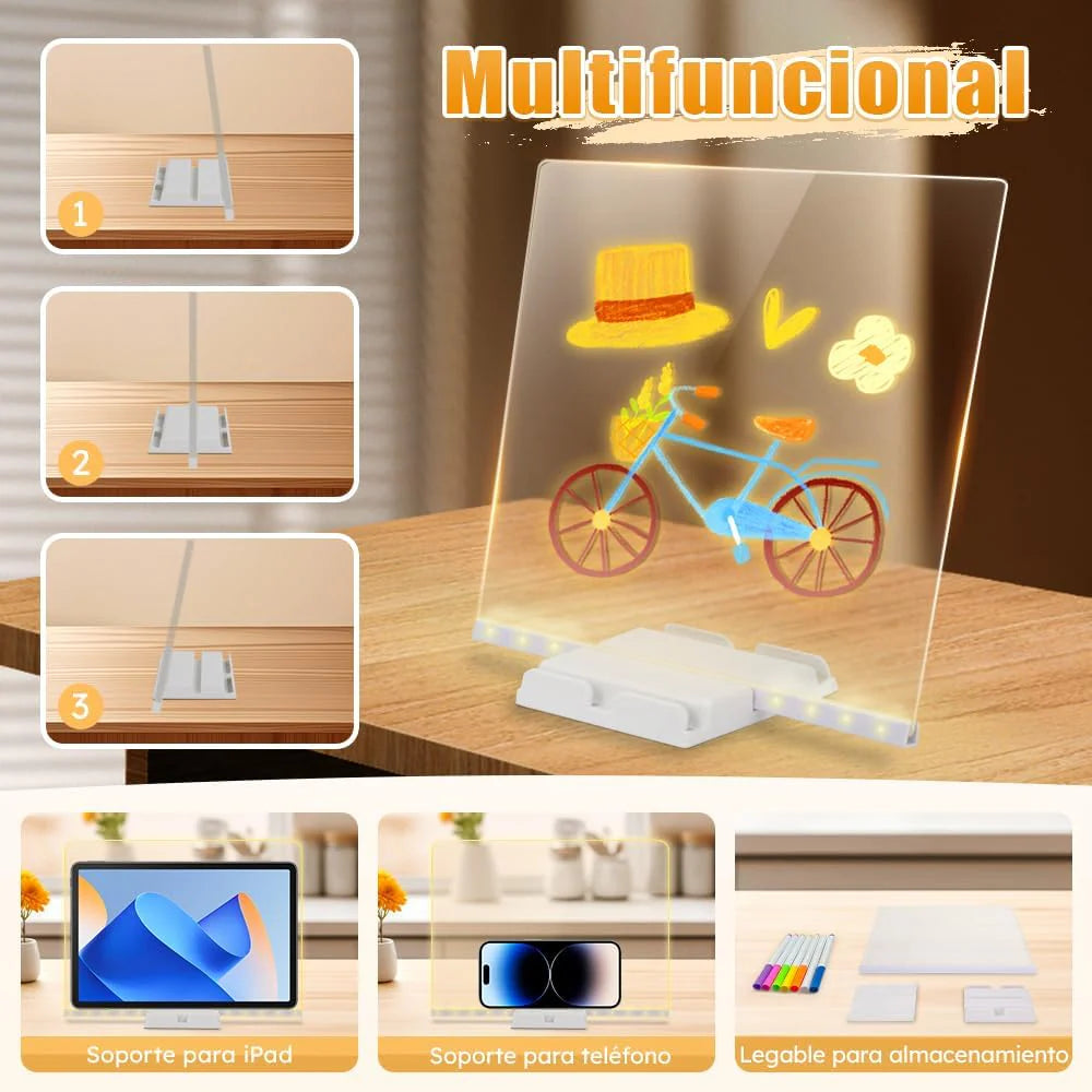 Pizarra Mágica Led 🎅🎄 EL REGALO PERFECTO PARA NAVIDAD 🎄🎅