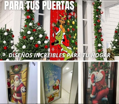 FUNDA NAVIDEÑA PREMIUM® PARA PUERTA