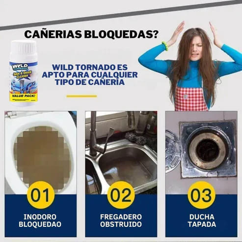 Wild Tornado | Destapa cañería