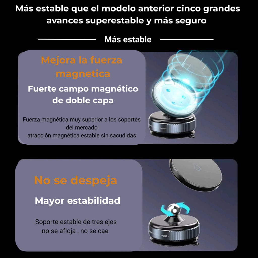 Soporte Magnético de celular para cualquier superficie plana