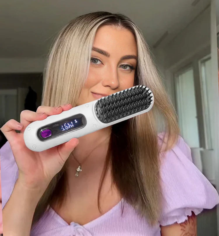 GlowStyler Inalámbrico — Transforma tu look en minutos. Luce un cabello perfecto donde sea