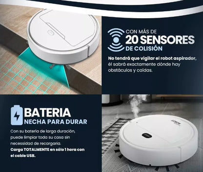 Aspiradora inteligente 3 en 1