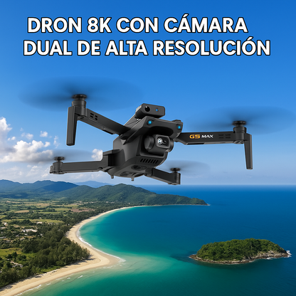 Drone G5 | DRON PROFESIONAL CON CÁMARA DOBLE FULL HD 8K