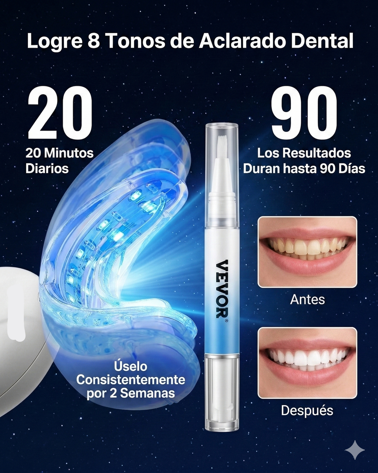 Kit blanqueador dental