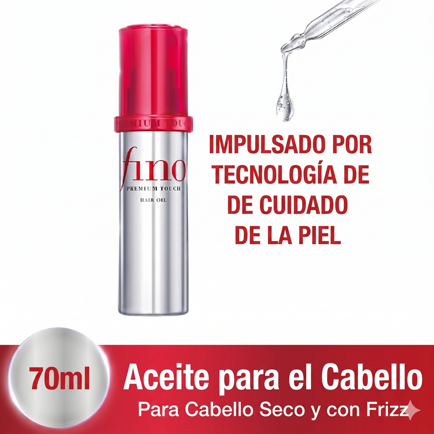 Aceite capilar Fino - Luce un cabello radiante en segundos