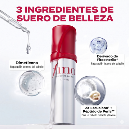 Aceite capilar Fino - Luce un cabello radiante en segundos