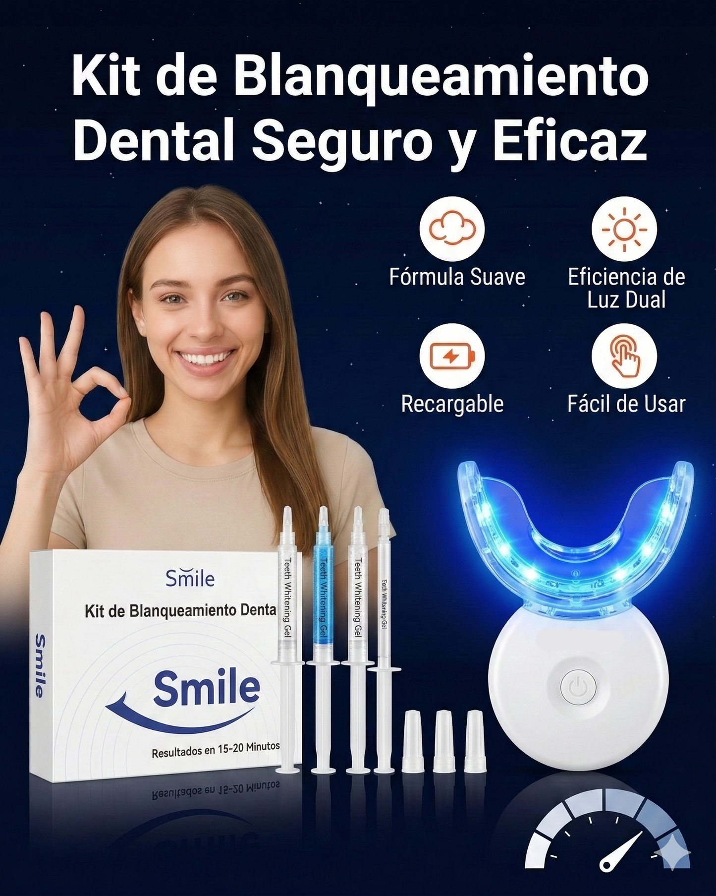 Kit blanqueador dental