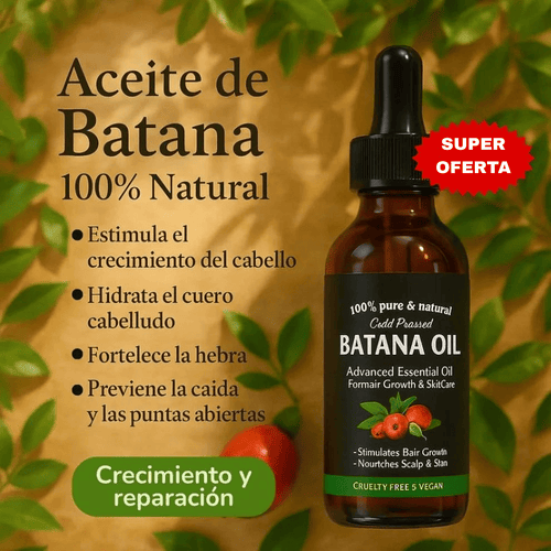 Aceite de Batana x2 | El Secreto para Prevenir la caída del cabello y Estimular el Crecimiento