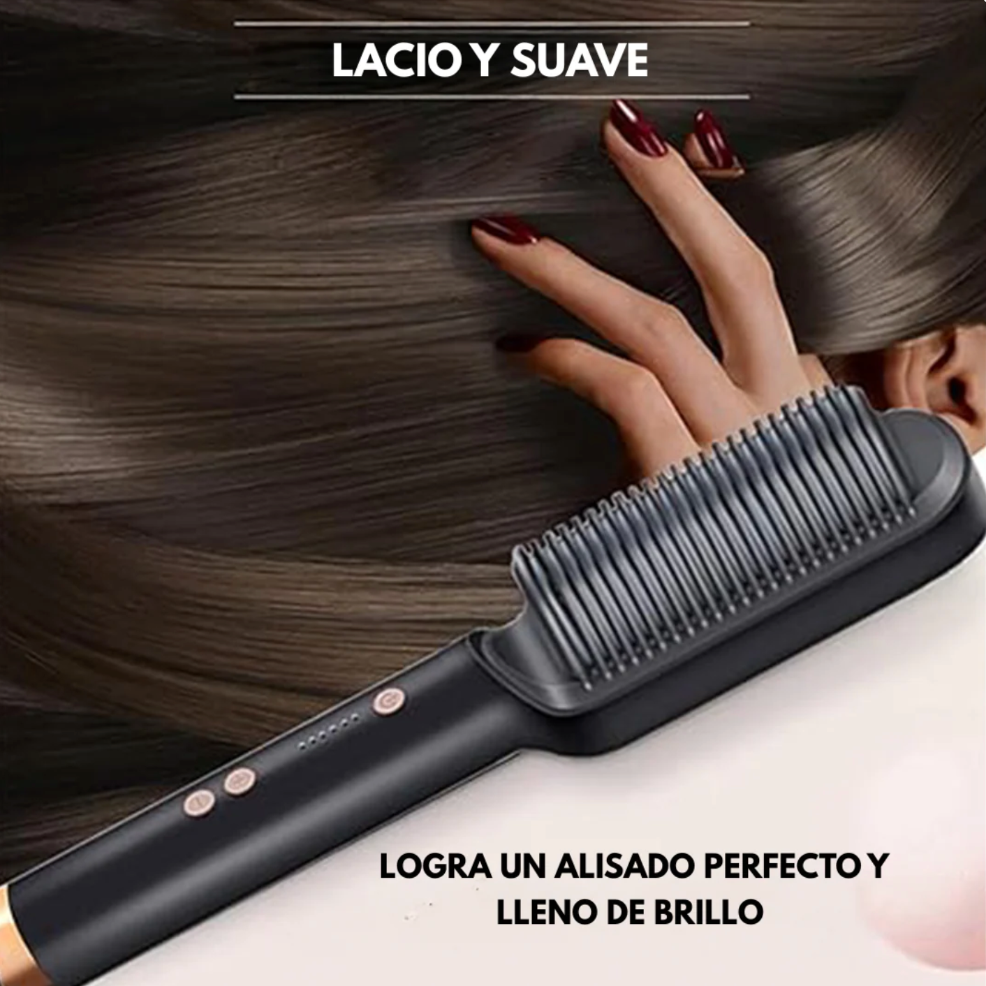 GlowBrush | CEPILLO ALISADOR 2 EN 1