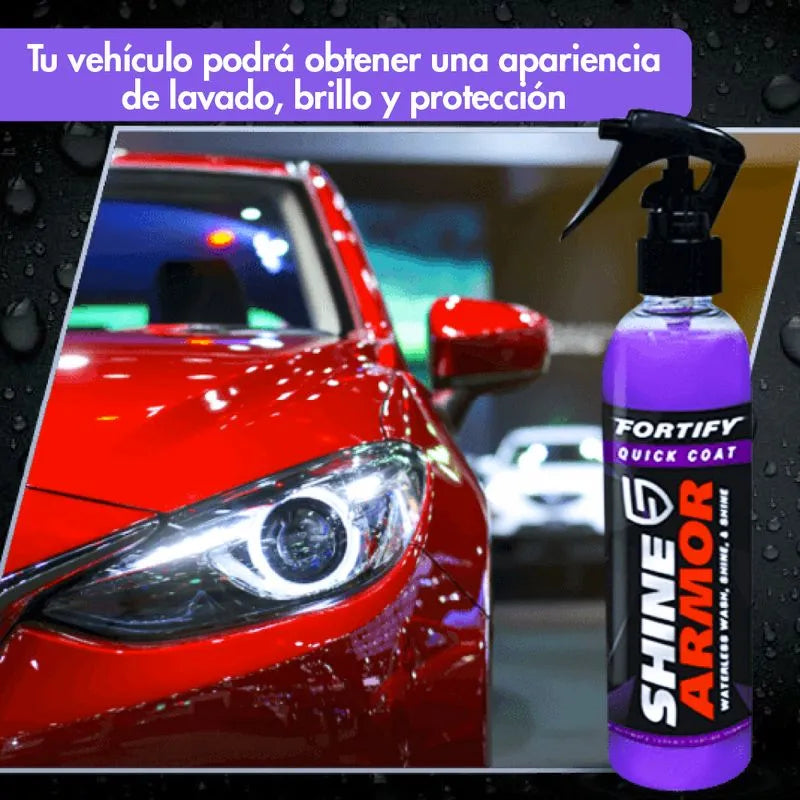 SHINE ARMOR - REVESTIMIENTO CERÁMICO 3 EN 1: ELIMINA RAYONES Y RENUEVA TU COCHE EN MINUTOS