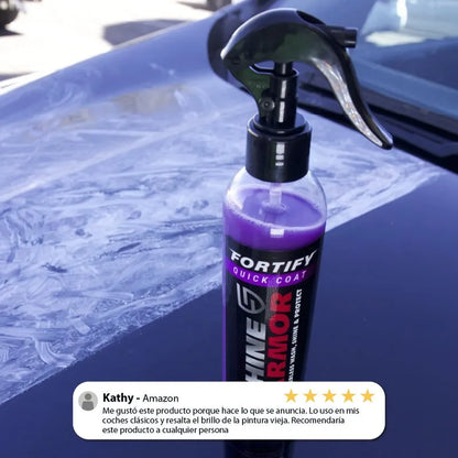 SHINE ARMOR - REVESTIMIENTO CERÁMICO 3 EN 1: ELIMINA RAYONES Y RENUEVA TU COCHE EN MINUTOS
