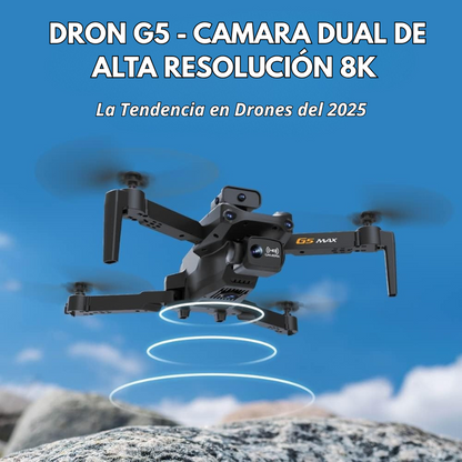 Drone G5 | DRON PROFESIONAL CON CÁMARA DOBLE FULL HD 8K