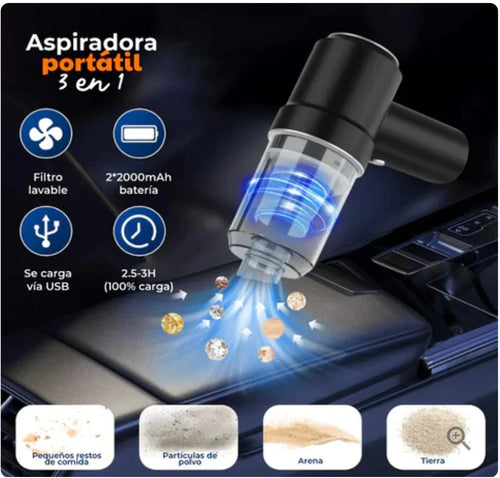 AspiraMax® - Mini aspiradora portátil