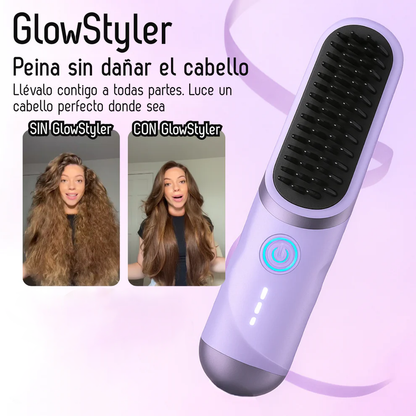 GlowStyler Inalámbrico — Transforma tu look en minutos. Luce un cabello perfecto donde sea