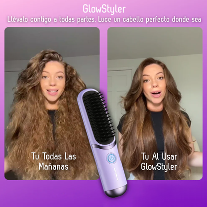 GlowStyler Inalámbrico — Transforma tu look en minutos. Luce un cabello perfecto donde sea
