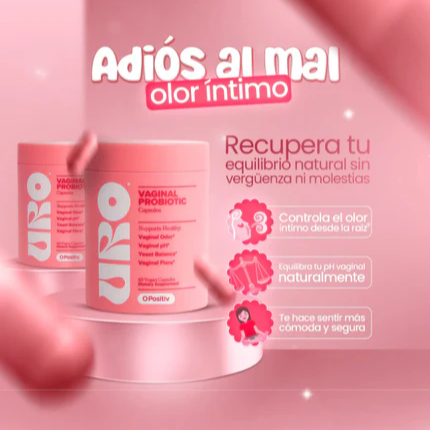 URO PROBIÓTICO VAGINAL | CUIDADO COMPLETO PARA TU ZONA ÍNTIMA