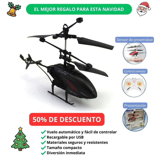 Helicóptero con Sensor y Control Remoto