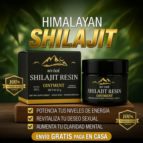 Shilajit HIMALAYA ORIGINAL - EL SUPLEMENTO QUE POTENCIA TU VIDA