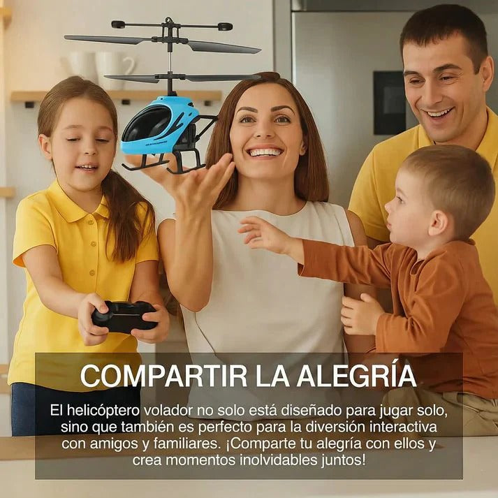 Helicóptero con Sensor y Control Remoto