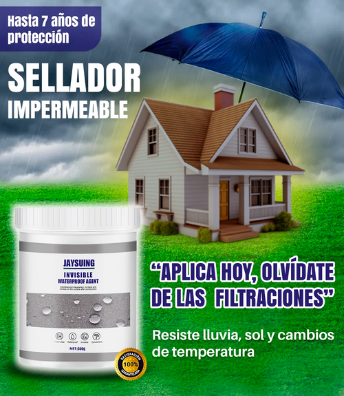Sellador Impermeable invisible -  CUIDA TU HOGAR DE FILTRACIONES 🚨💧