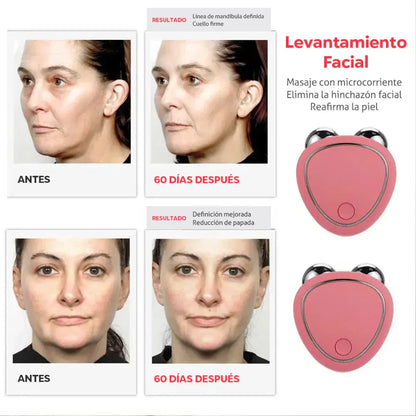 Masajeador facial Microcorriente