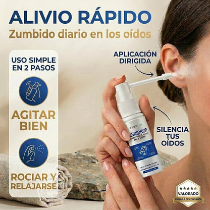 Tinnidrop Limpiador Natural Para Oídos