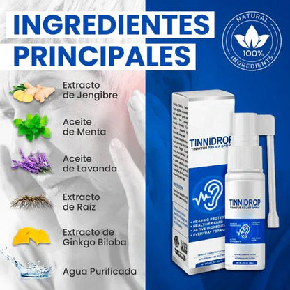 Tinnidrop Limpiador Natural Para Oídos