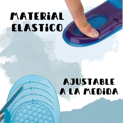 Plantillas Deportiva Ortopédica de Gel Silicon Amortiguada