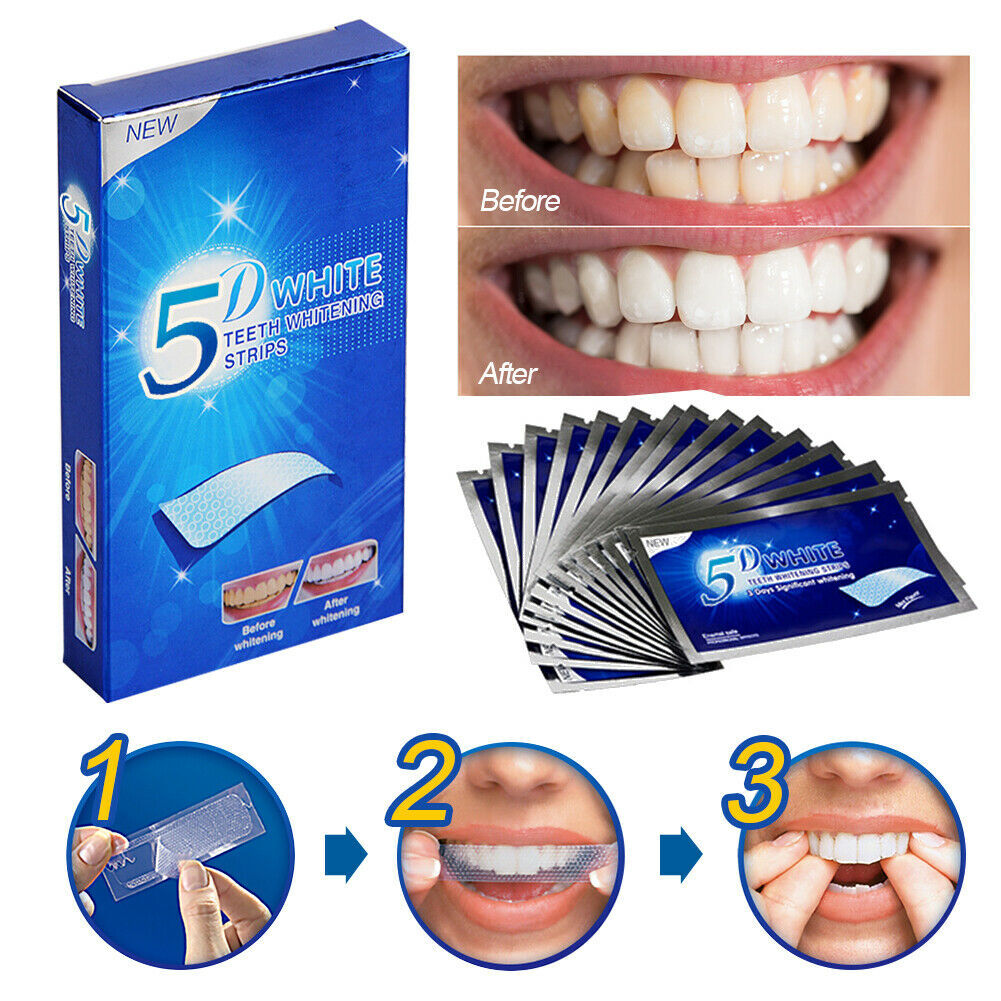 Tiras Blanqueadoras Dentales 14Pz